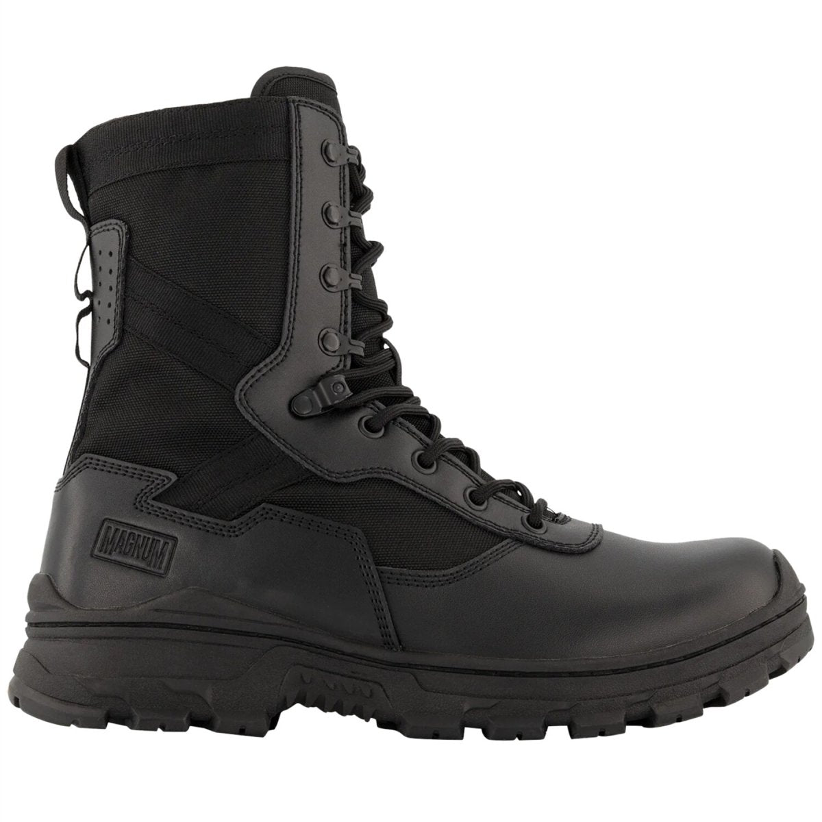 Magnum Scorpion II 8.0 Tactical Boots Quick Lacing System YKK Zippers Black