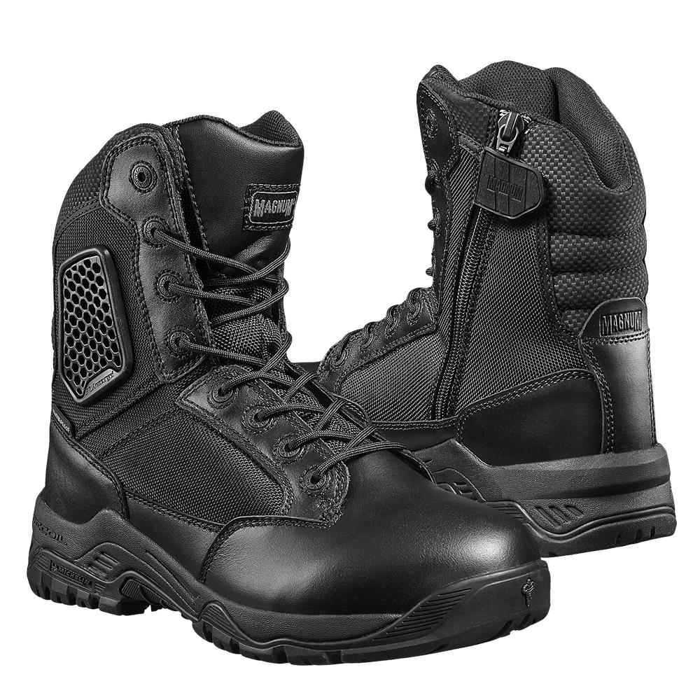 Magnum Strike Force 8.0 combat boots leather tactical duty hiking footwear black