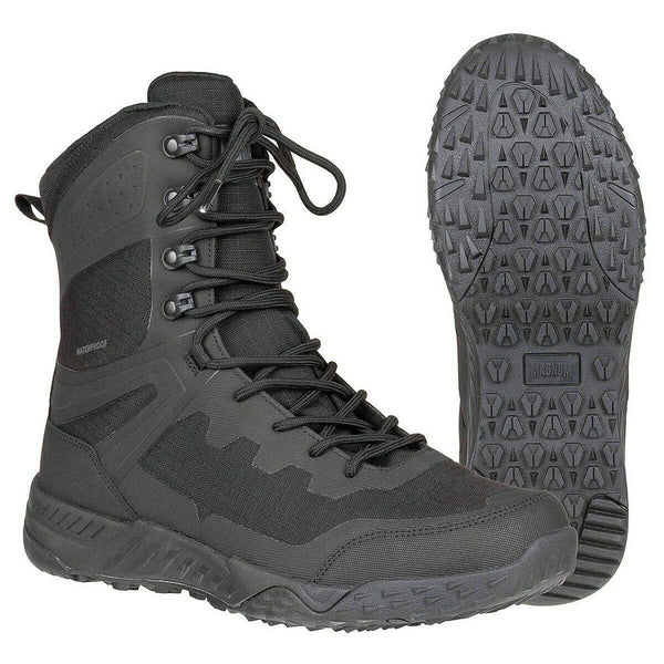 Magnum Ultima 8.0 waterproof combat boots hiking lightweight trek footwear black - GoMilitar