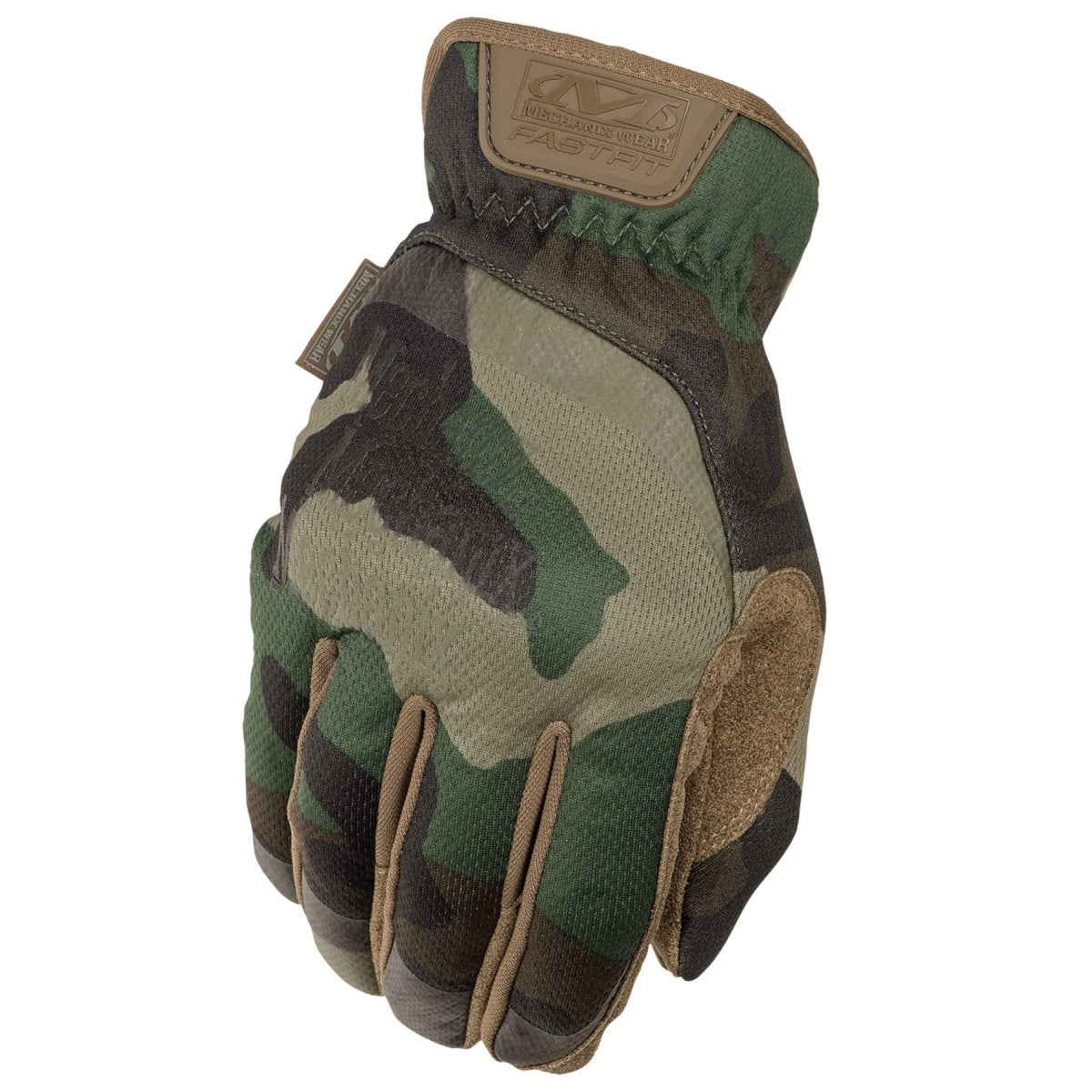 Mechanix Wear Fastfit Gen 2 Tactical Gloves Elasticated Cuffs Woodland Camo