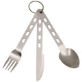 MFH Brand cutlery set 3 pcs stainless steel knife spoon fork eating utensils NEW