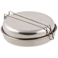 MFH Brand Mess Kit 5 pieces set stainless steel camping hiking trekking pot set