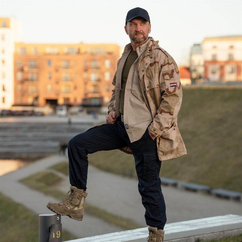 MFH Brand Military style shirts khaki tactical ripstop lightweight teflon coated