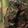 MFH Brand U.S. Military style jacket field uniform flecktarn camo ripstop NEW