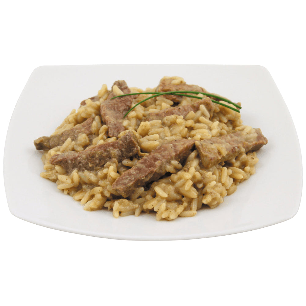 MFH Canned Ready Meal Chopped Beef with Rice 400 g Camping Outdoor Food