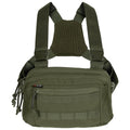 MFH Chest Pack Recon Tactical Chest Bag Molle Organizer System Multicolor
