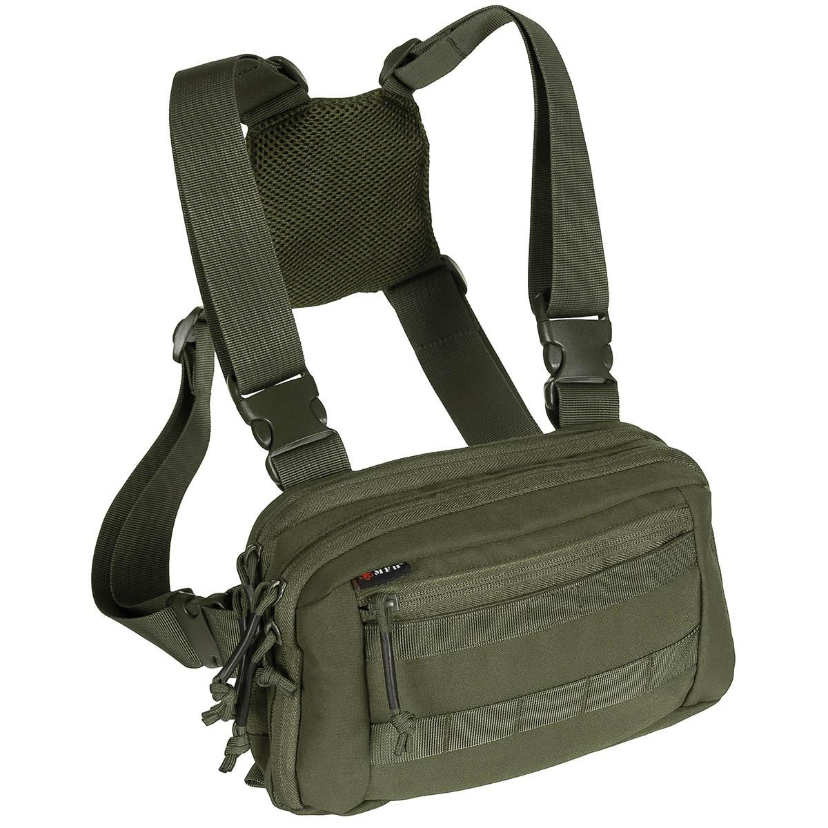 MFH Chest Pack Recon Tactical Chest Bag Molle Organizer System Multicolor