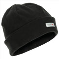 MFH Military Fleece Beanie Hat Thinsulate Insulated Cold Weather Black
