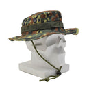 MFH Military Hat Multi Quilted Brim Circumferential Loops Flecktarn Camo