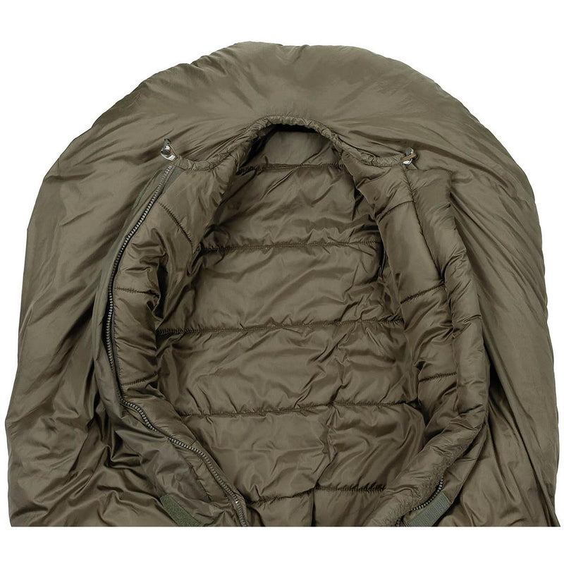 MFH Mummy Sleeping Bag 2 Layer Filling 3 Seasons Compression Sack Olive - GoMilitar