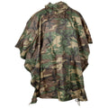 MFH Poncho Adjustable Hood Waterproof Windproof RipStop Fabric Seams Welded