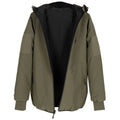 MFH Reversible Thermal Jacket Water Repellent Insulated OD Green Black