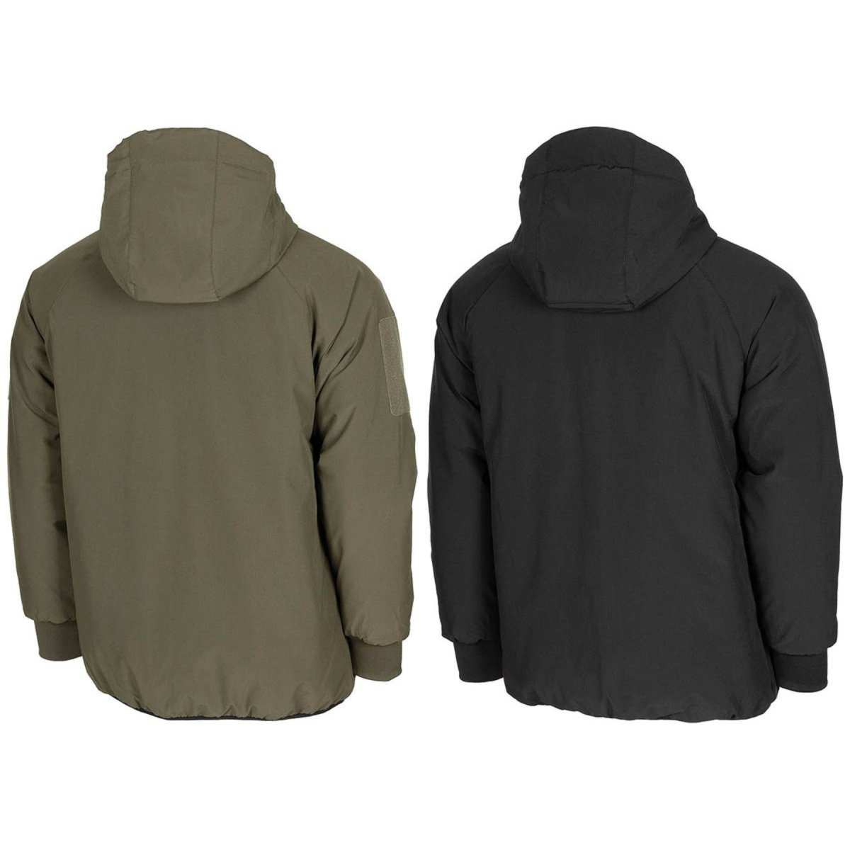 MFH Reversible Thermal Jacket Water Repellent Insulated OD Green Black