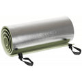 MFH Sleeping Pad EVA Foam Aluminium Coated Elastrics Strap Packing Green