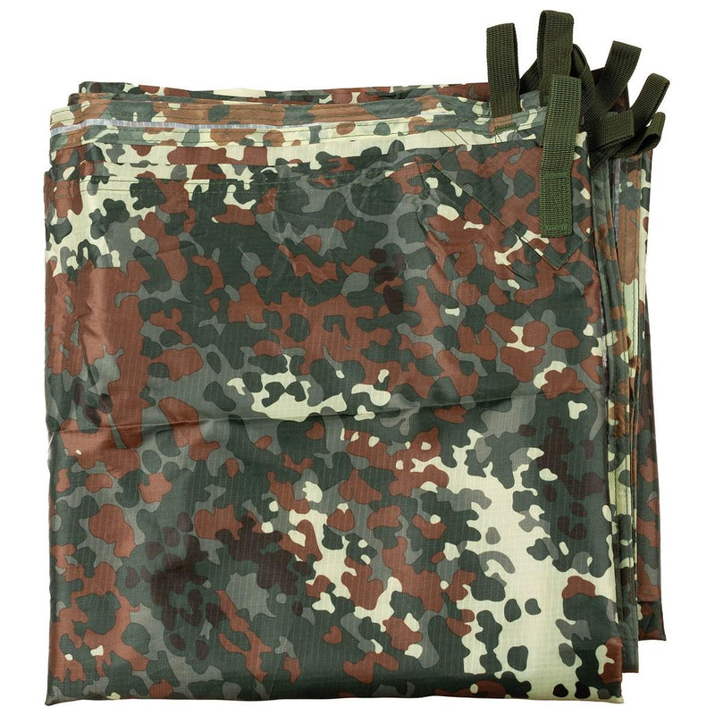 MFH Tarp Extreme Tarpaulin waterproof shelter tent fixed loops sun shade NEW