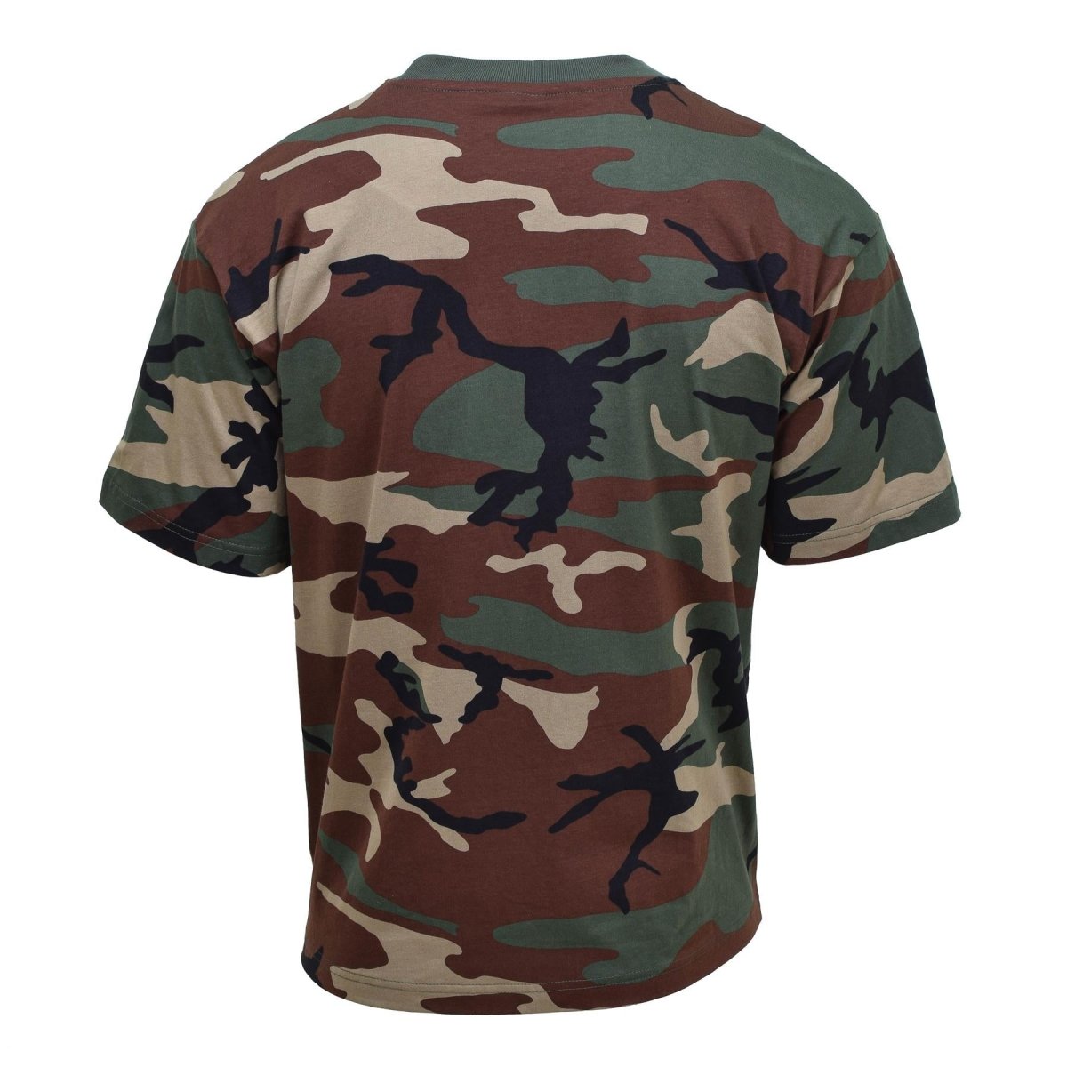 MFH U.S. Military style short sleeve T-Shirt Woodland camouflage undershirts