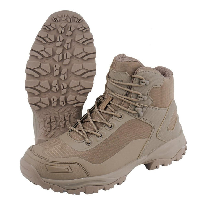 MIL-TEC active hiking boots tactical lightweight durable nonslip coyote footwear - GoMilitar