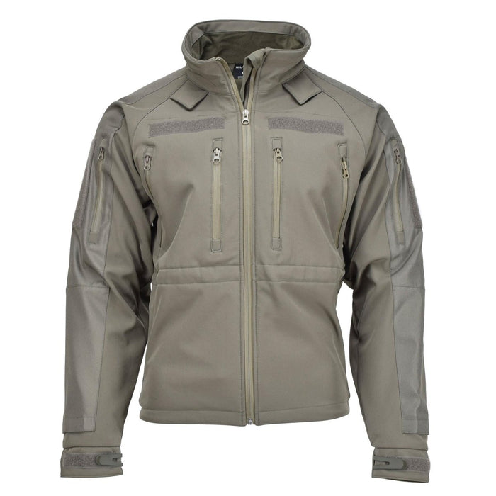 MIL-TEC activewear jacket windproof soft shell comfort thermal hiking outerwear - GoMilitar