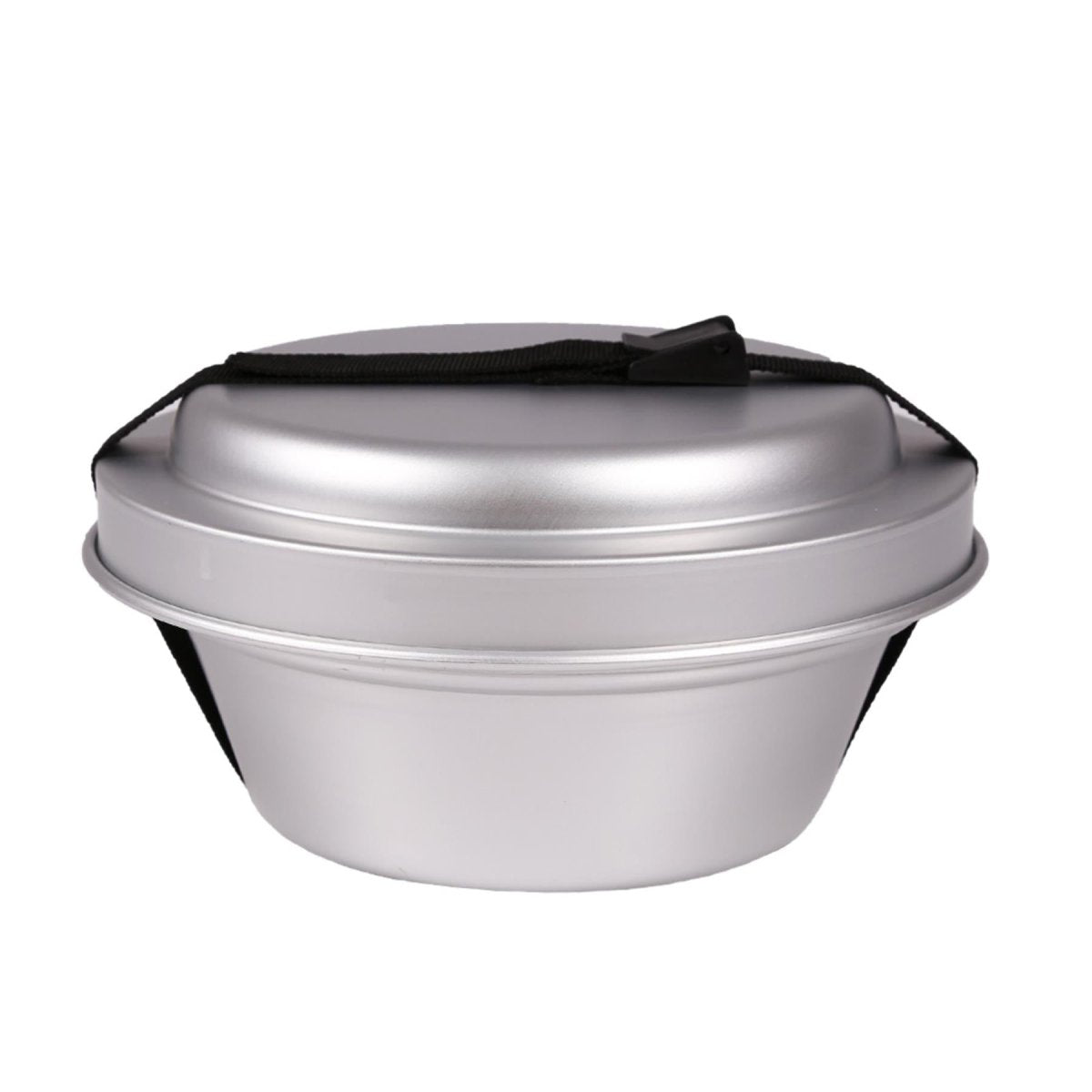 MIL-TEC aluminum cooking stove set hiking cookware compact camping pan pot bowl