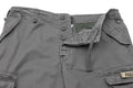 Mil-Tec Brand Military style olive prewashed moleskin paratrooper cargo shorts