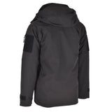 Mil-Tec brand Parka w winter liner warm Black jacket waterproof Men Rain Gear