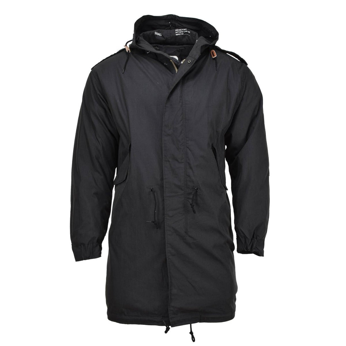 MIL-TEC Brand U.S. Military style parka M51 shell hooded quilted liner black NEW