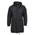 MIL-TEC Brand U.S. Military style parka M51 shell hooded quilted liner black NEW