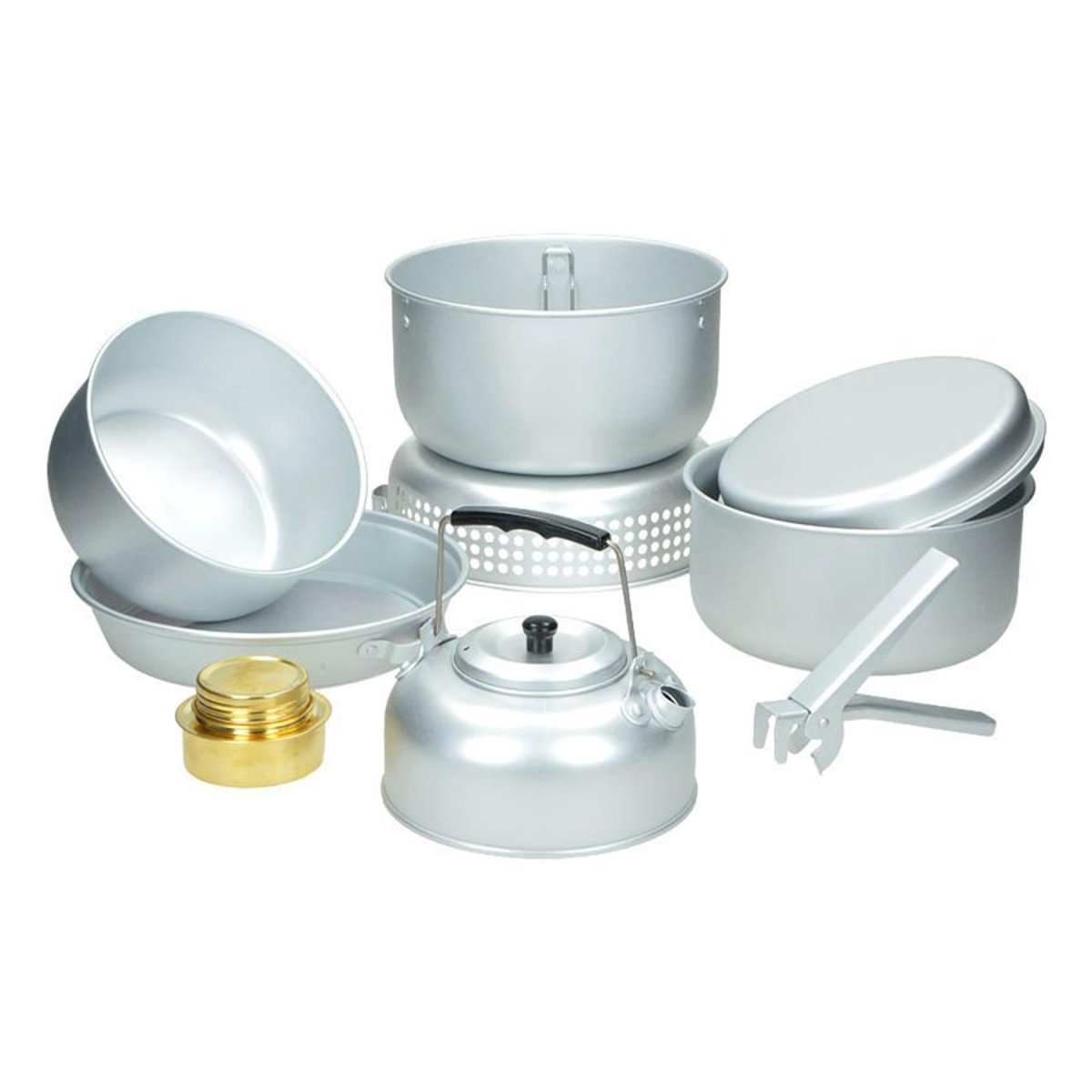 Cooking camping set MIL-TEC camping stove set outdoor cookware kit ...