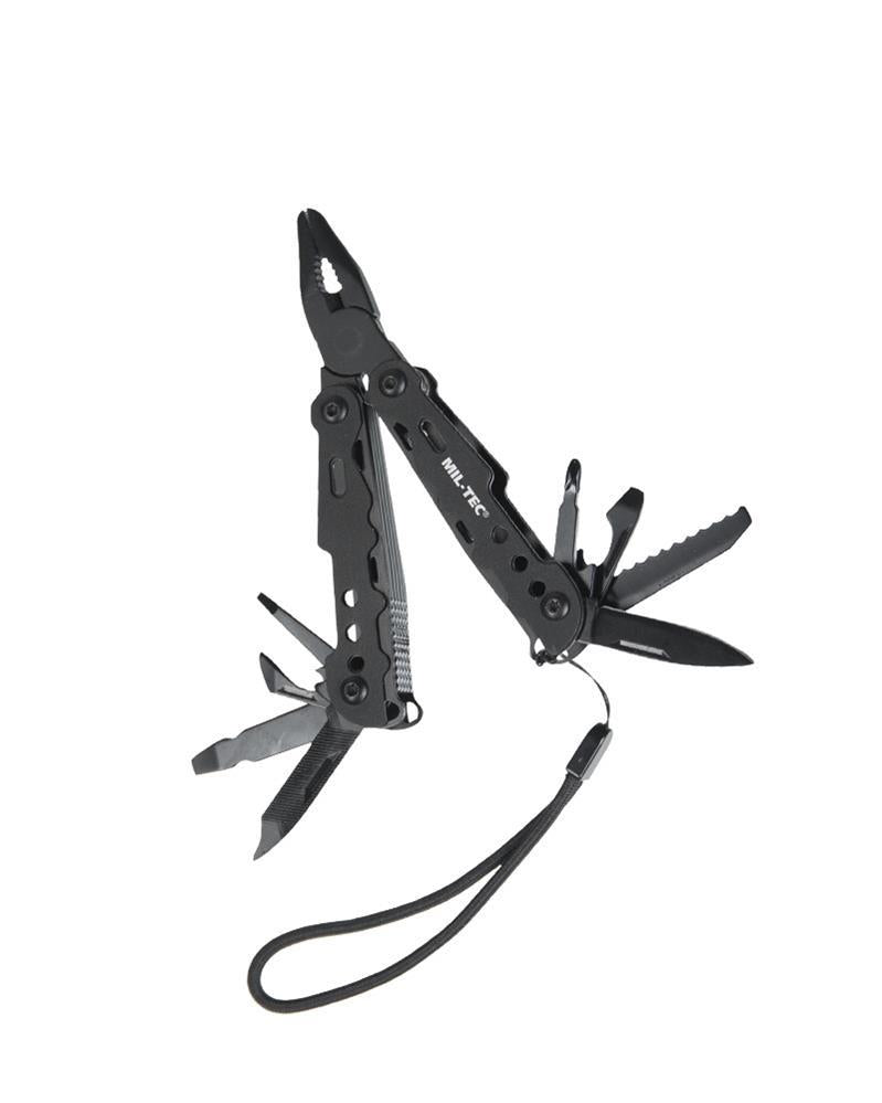 MIL-TEC Cobra Multi Tool Pocket Knife Miniature 2Cr13 Steel Aluminium Handle