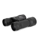 MIL-TEC Collapsible Binoculars 10x42 Diopter Fine Tuning Carrying Pouch Black