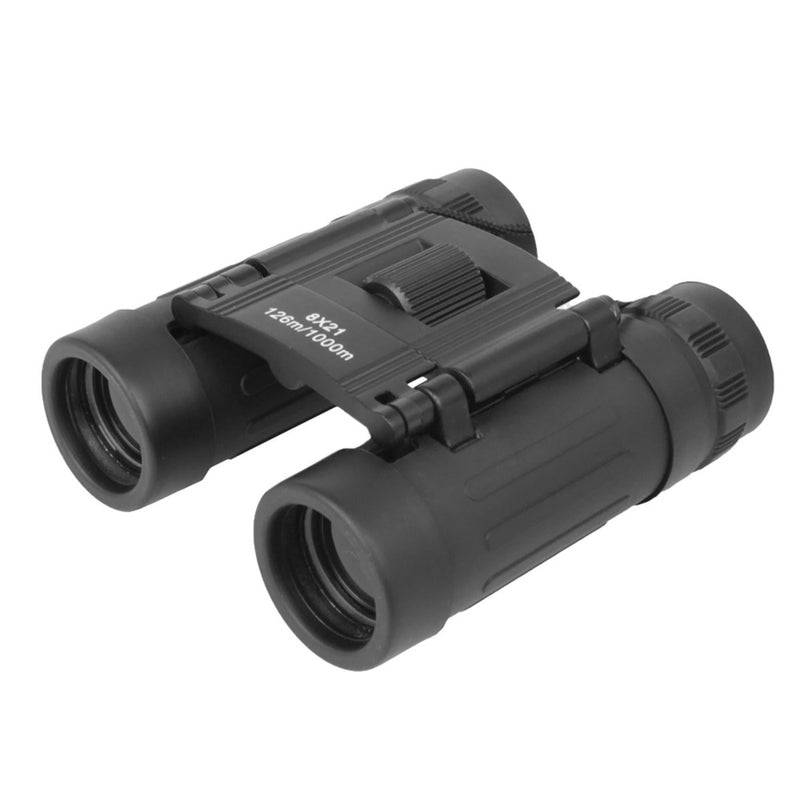 MIL-TEC Collapsible Binoculars 8x21 Visual Field 126m Nylon Bag Included Black