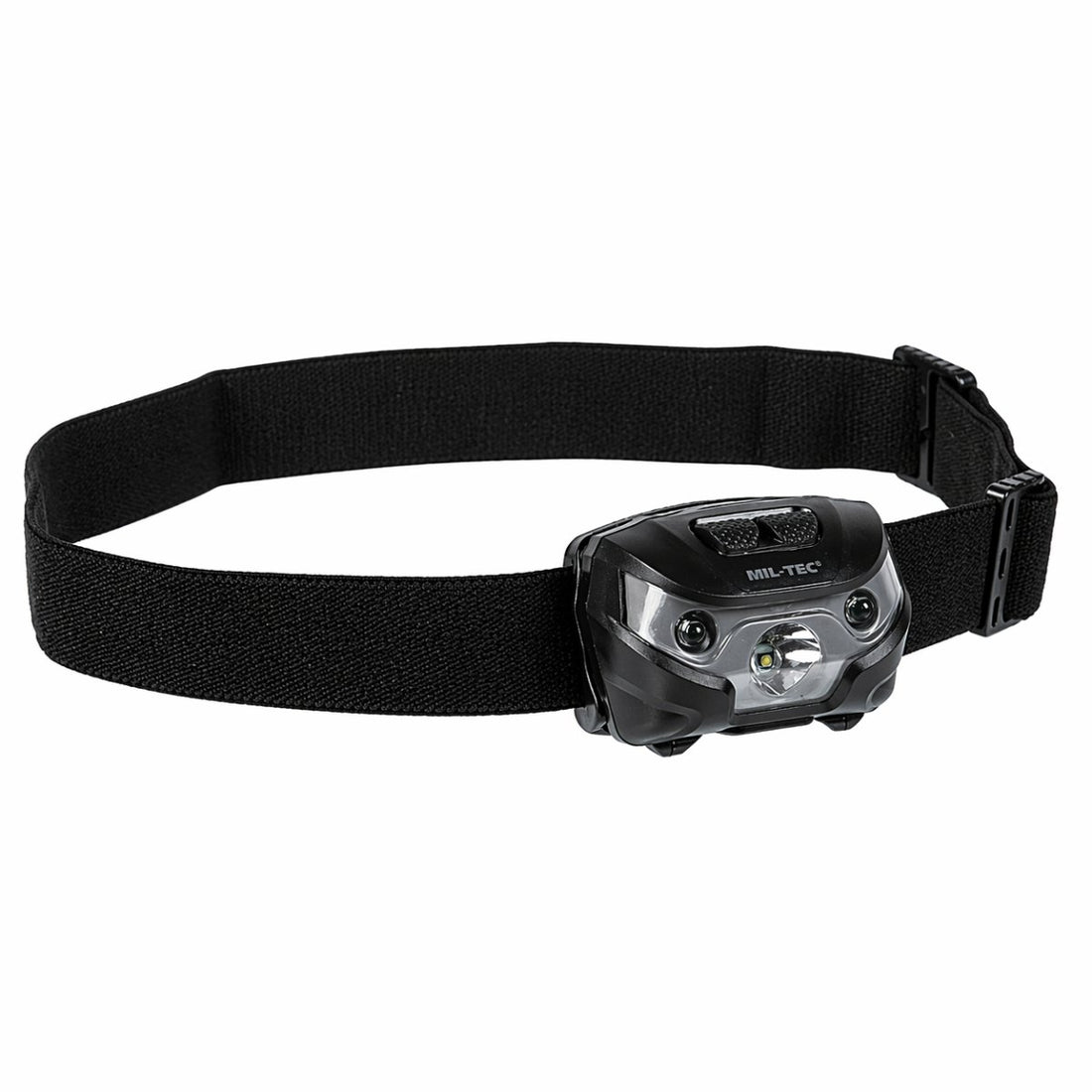 MIL-TEC CREE XPE LED Headlamp 200 Lumen Adjustable Head Torch Red Light Black