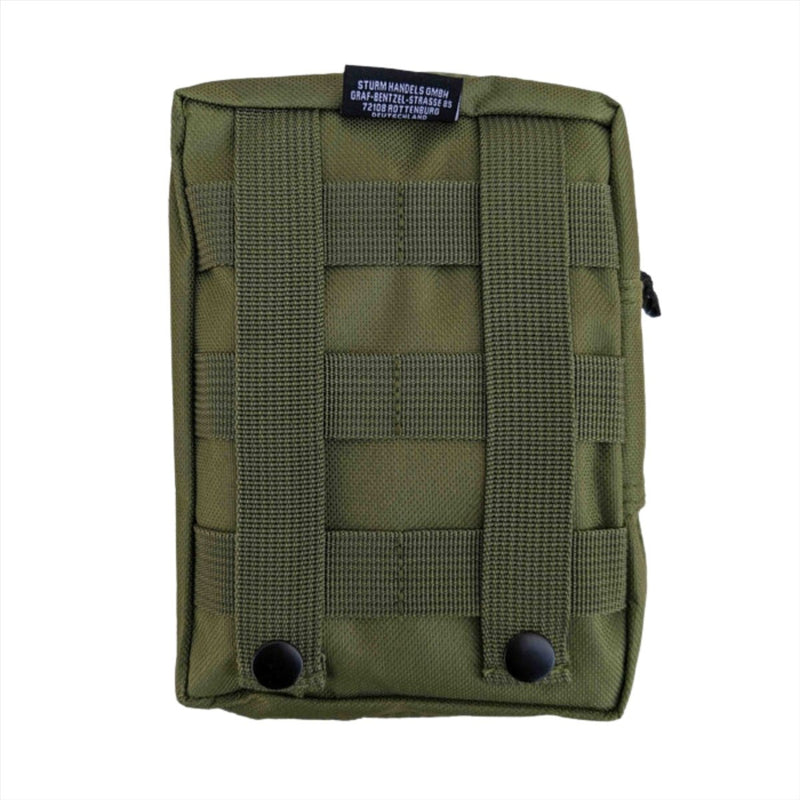MIL-TEC First Aid Kit Large Molle Attachment Emergency Medical Pouch Olive