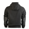 MIL-TEC GEN II Fleece Jacket Warm Reinforced Elbows Hood Chest Pocket Black