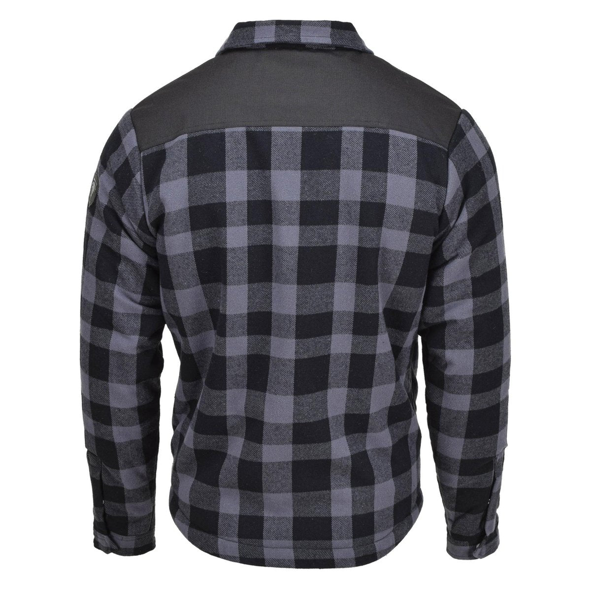 MIL-TEC German Military Lumberjack jacket plaid checkered warm black gray NEW