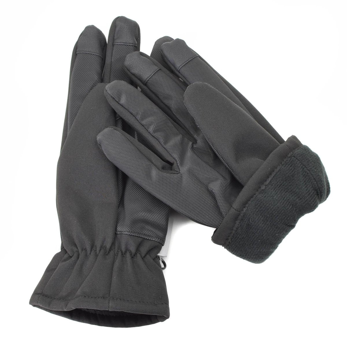 Mil-Tec Gloves Men Softshell THINSULATE™ lining Black Winter Mens tactical gear