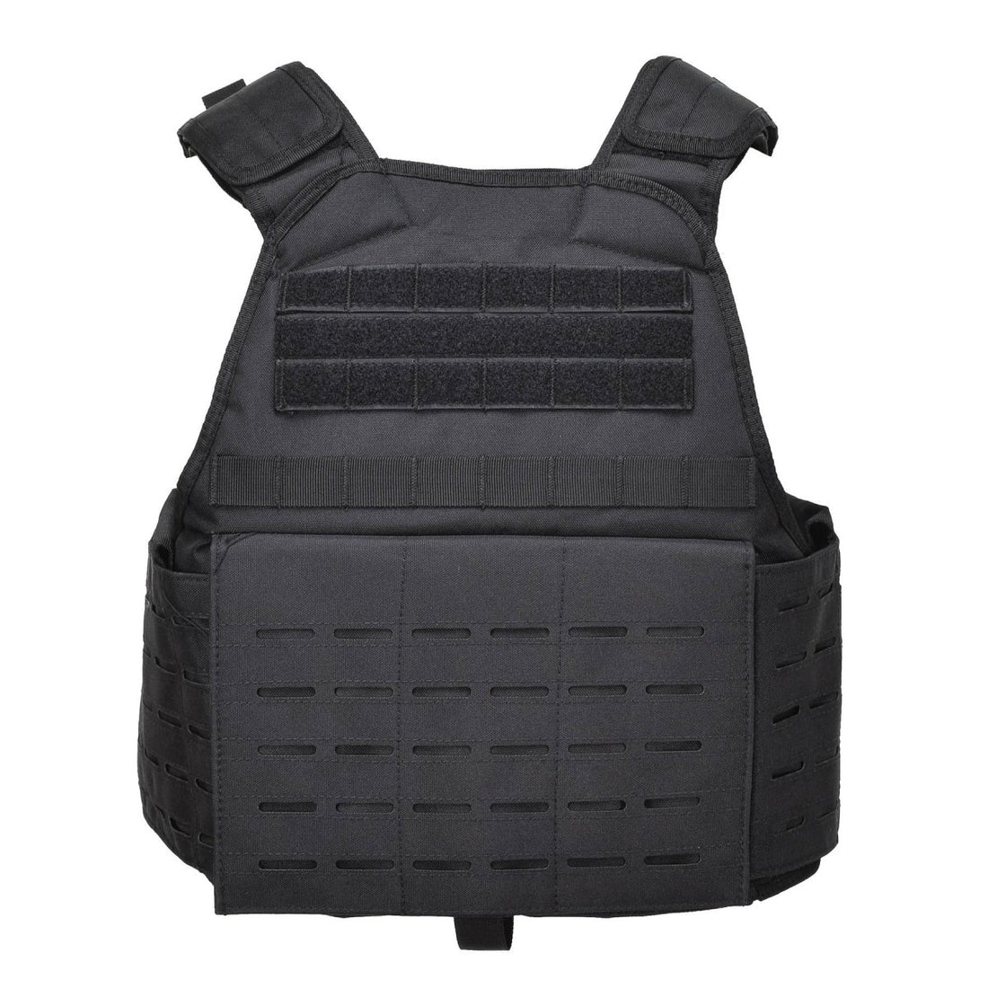 MIL-TEC LASER CUT tactical combat plate carrier military vest molle compactable Black
