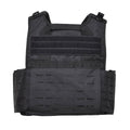 MIL-TEC LASER CUT tactical combat plate carrier military vest molle compactable Black