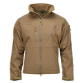 MIL-TEC Military style SCU14 jacket hiking activewear hooded outdoor Dark Coyote