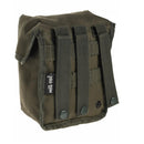 MIL-TEC medium olive multipurpose pouch with MOLLE straps for tactical and outdoor gear attachment.