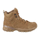 Coyote colored MIL-TEC Squad mid-calf suede boots with rugged sole and reinforced toe for outdoor and tactical use