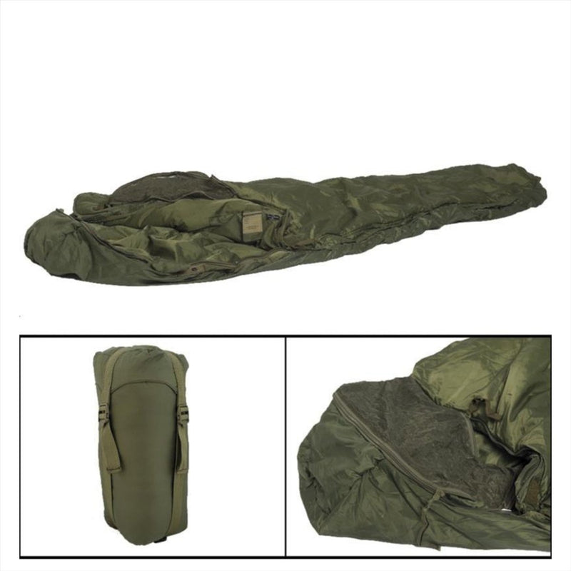 Mil-Tec TACTICAL 3 Sleeping Bag Teflon Coated Thermolite Insulation Olive