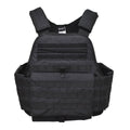 MIL-TEC tactical defence plate carrier vest combat equipment system Black