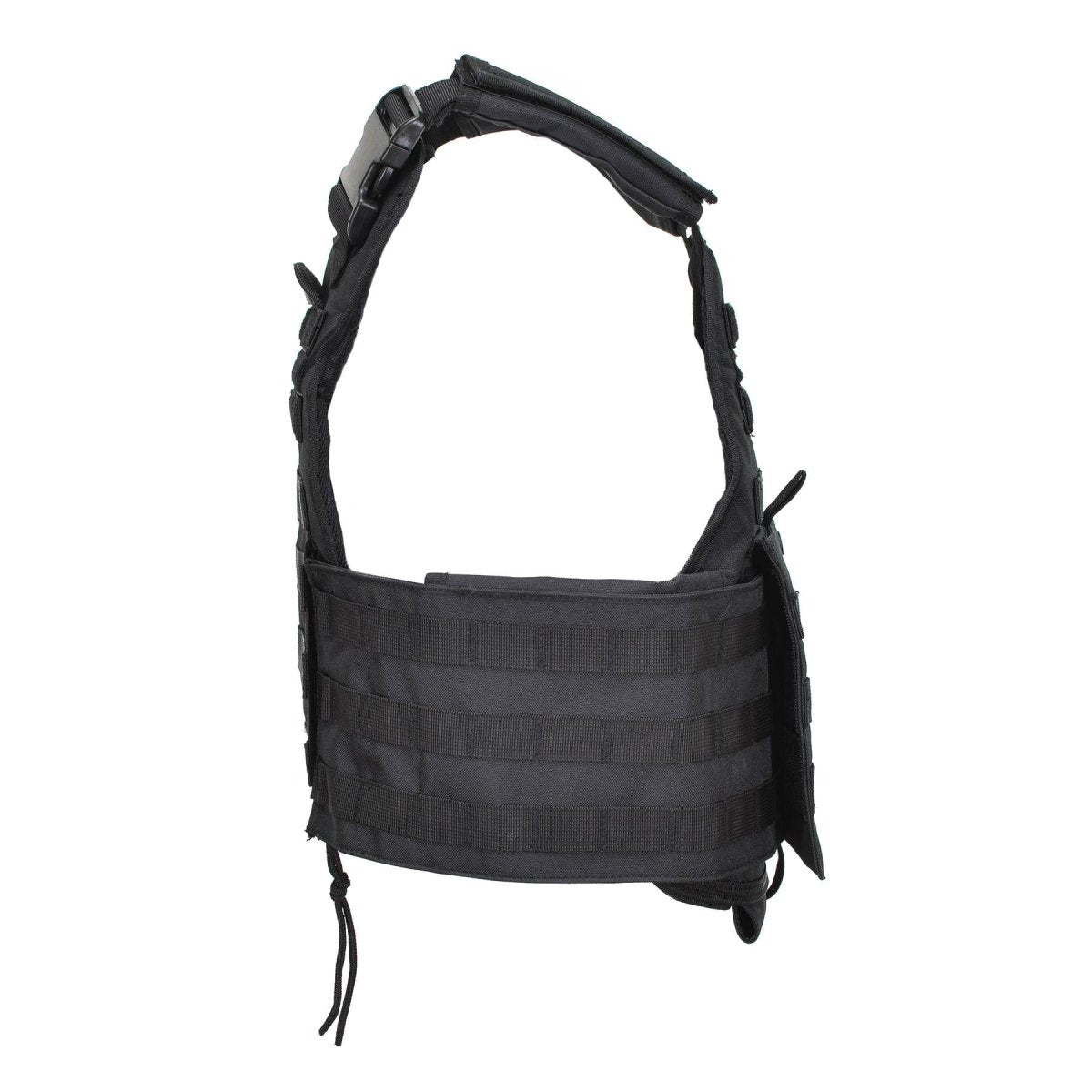 MIL-TEC tactical defence plate carrier vest combat equipment system Black