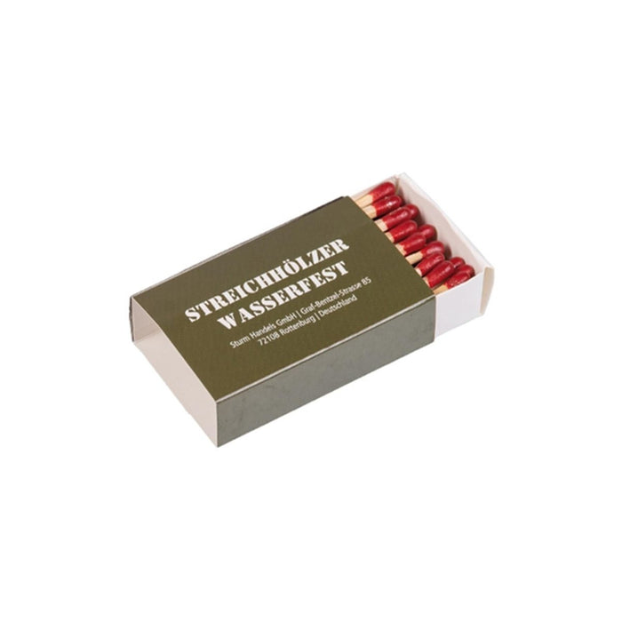 MIL - TEC Water Resistant Matches 4 Pack 35 Matches Outdoor Camping Survival - GoMilitar