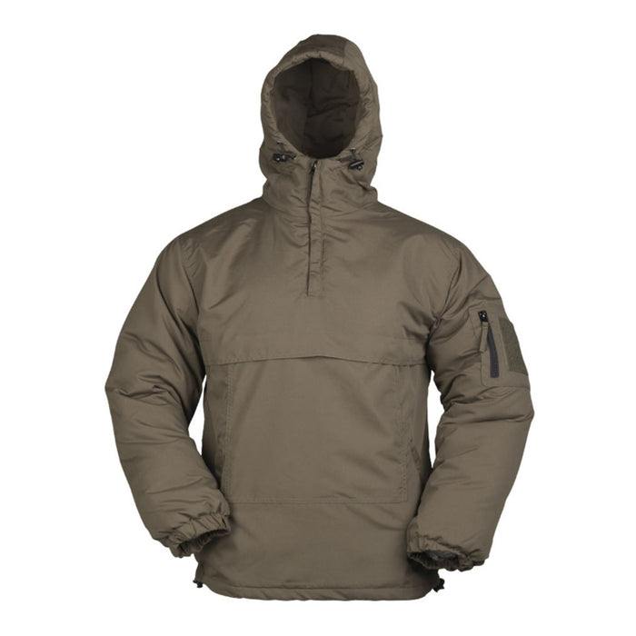 Mil - Tec Winter Combat Jacket Tactical Anorak Fleece Lining Windproof Olive - GoMilitar