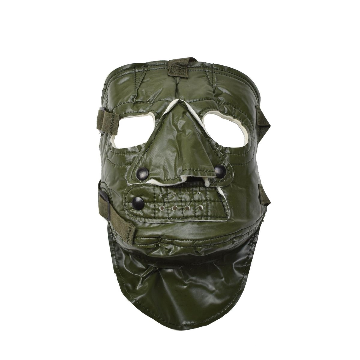 New US army cold weather face mask. Creepy scary military mask. Green US mask