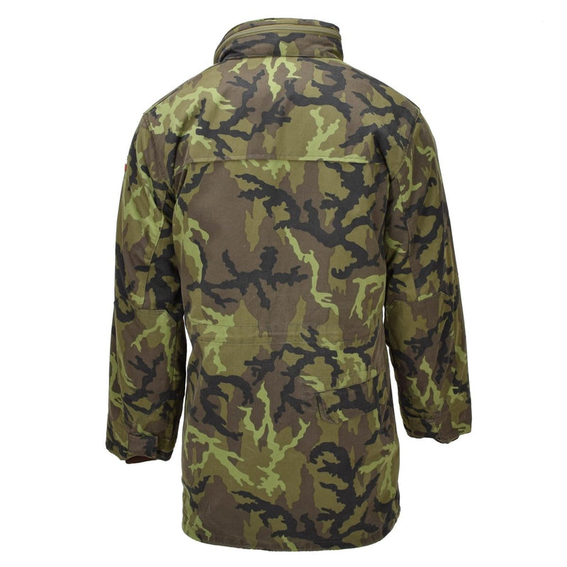 Origial Czech Military Parka style Jacket Linning Faux fur M95 Camouflage - GoMilitar