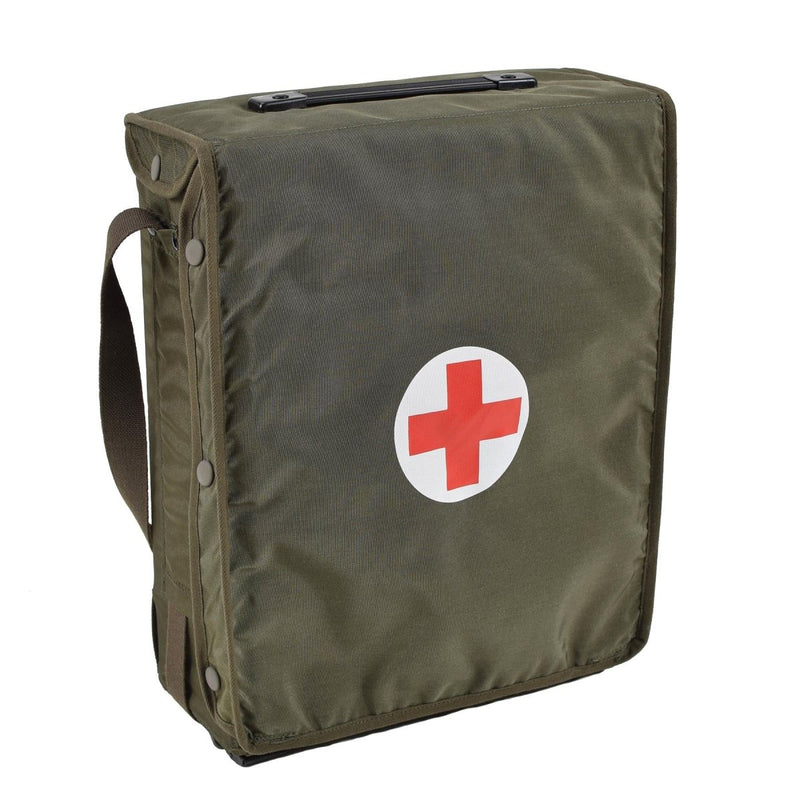 Original Austrian army first aid bag shoulder olive doctor medical survival NEW - GoMilitar