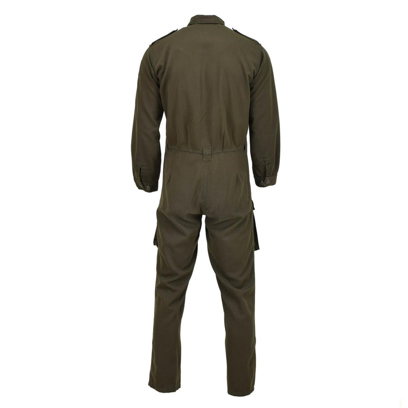 Original Austrian BH Military coverall men works mechanic polycotton suit Olive - GoMilitar